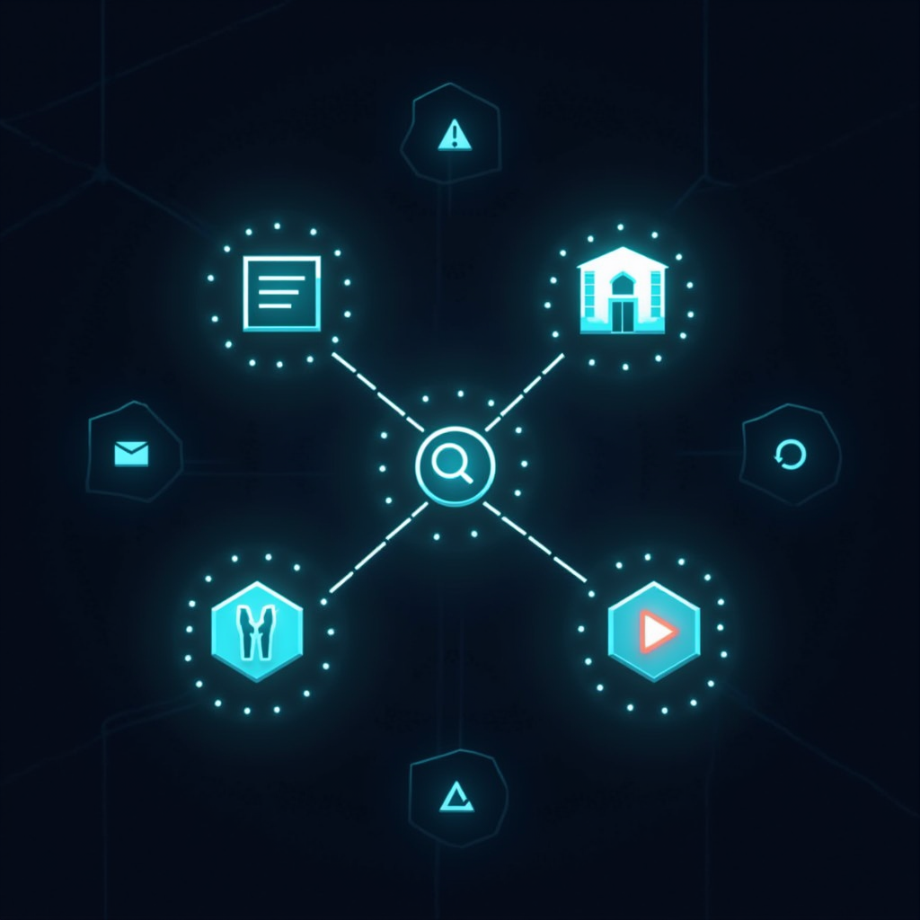 A wide collage of a redesigned dark UI, a family on a college campus tour, and a network diagram, symbolizing a month spanning code, family, and the wider Livepeer ecosystem